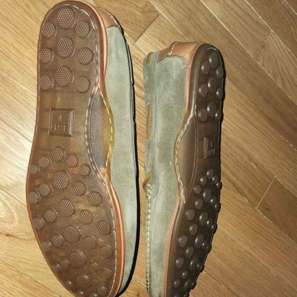 FRYE DRIVING suede leather slipon moccasin boat shoe loafer SIZE 11.5 - Picture 4 of 8